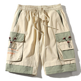 Wiaofellas Streetwear Men Shorts Men Hip Hop Harajuku With Pockets Knee Length Shorts Men Short Homme Bermuda Masculina