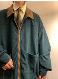 Wiaofellas New Jackets American Vintage High Street Zipper Jacket Men Autumn Winter Casual Male Oversize Loose Patchwork Corduroy Coat
