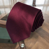 Wiaofellas Simple Solid Color Classic Men's Tie Striped Necktie Formal Original Gift For Man Daily Wear Accessories Cravat Wedding Party