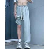 Wiaofellas  -  Streetwear Baggy Pants Wide Pants Man New Rock Wide Leg Jeans High Brand Clothes Korean Popular Clothes Men's Clothing