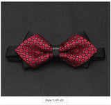 Wiaofellas Men Bowtie Newest Butterfly Knot Mens Accessories Luxurious Bow Tie Black Cravat Formal Commercial Suit Wedding Ceremony Ties