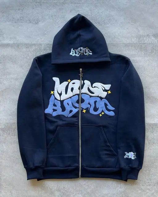 Wiaofellas New High Street Letter Print Hoodie Men Fashion Hoodie Streetwear Y2k Pop Couple Sweatshirt Demon Slayer Hoodie harajuku