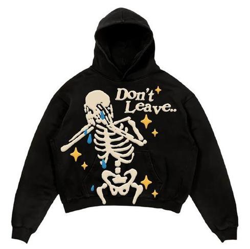 Wiaofellas Print Harajuku Street Embroidery Y2K American Retro Comic  Loose Hooded Sweater Loose Autumn Trend Sweater Couple Jacket