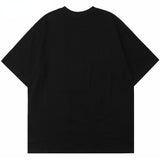 Wiaofellas Summer Men Short Sleeve Tshirts Streetwear Harajuku Casual Cotton Loose Tops Tees 2023 New Hip Hop People Shadow Print T Shirts