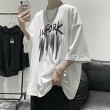 Wiaofellas Oversized Mens Casual T-shirt Cotton Breathable Loose Tops Y2k Clothes Harajuku Short Sleeve Tees Graphic T Shirts Recommend
