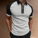 Wiaofellas 2023 Men's Polo Shirts Short Sleeve T-Shirts Contrast New Summer Streetwear Casual Fashion Business Tops S-3XL