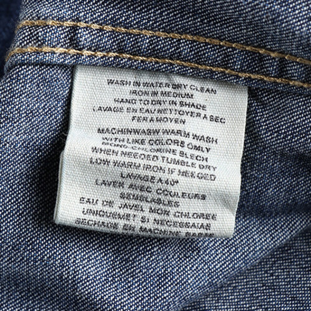 Wiaofellas Denim Shirt Men Cotton Jeans Shirt American Retro Washed Fashion Pocket Slim Long Sleeve Cowboy Shirt Stylish Slim Tops Shirts