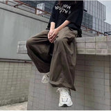Wiaofellas Vintage Baggy Cargo Pants Men Parachute Wide Leg Trousers Male Oversize Retro Loose Casual Japanese Streetwear Hip Hop