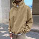 Wiaofellas New Hip Hop Hoodies With Heavyweight Autumn Winter Men Kanye West Hoodie Sweatshirt Swag Solid Good Quality Pullover