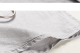 WIAOFELLAS  -  Mens Pullover Linen Shirts Short Sleeve Mens Quality Casual Shirts Slim fit Solid Mandarin Collar Cotton Shirts Men TS-155