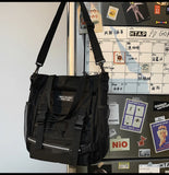 WIAOFELLAS  -  NEW Real Photo Canvas Bag Cute Joker Girl Shoulder Bag Student Class Forest Postman Bag Messenger Bag