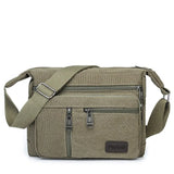 WIAOFELLAS  -  Men Canvas Shoulder Bags Casual Tote Travel Men's Crossbody Bag Luxury Messenger Bags Fashion High Quality Handbag