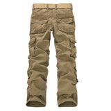 WIAOFELLAS  -  Men Military Cargo Pants  Men Multi-pockets Baggy Cotton Pants Male Casual Overall Army Tactical Trousers NoBelts Size 44 46