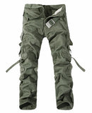 WIAOFELLAS  -  Men Cargo Pants Men Multi-Pocket Overall Male Combat Cotton Trousers Army Casual Joggers Pants Size 42 Drop Shipping