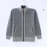 Wiaofellas  -  Sweater Coat Men Clothing Fashion  Autumn Winter Loose Solid Knitted Jacket Casual Sueter Cardigan Outwear Casaco Masculino