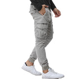 WIAOFELLAS  -  Mens Camouflage Tactical Cargo Pants Men Joggers Boost Military Casual Cotton Pants Hip Hop Ribbon Male army Trousers 38