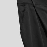 WIAOFELLAS  -  Men Straight Pants Joggers Solid Color Korean Streetwear Fashion Casual Trousers Men Loose Leisure Long Pants S-5XL INCERUN