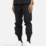 WIAOFELLAS  -  Men Thin Cargo Pants Men Solid Color Beam Feet Long Pants Male Fashion Hip Hop Casual Streetwear Joggers Trousers