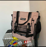 WIAOFELLAS  -  NEW Real Photo Canvas Bag Cute Joker Girl Shoulder Bag Student Class Forest Postman Bag Messenger Bag