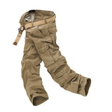 WIAOFELLAS  -  New men cargo pants mens Loose army tactical pants Multi-pocket trousers pantalon homme Big Size 46 Male Military Overalls