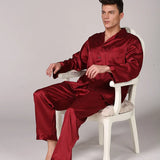 Wiaofellas Men's Striped Rayon Pajama Sets Silk Sleepwear Homenwear Male Modern Style Soft Comfortable Satin Nightwear Clothes