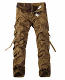 WIAOFELLAS  -  Men Cargo Pants Men Multi-Pocket Overall Male Combat Cotton Trousers Army Casual Joggers Pants Size 42 Drop Shipping