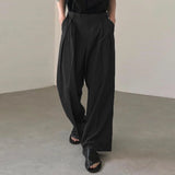 WIAOFELLAS  -  Men Straight Pants Joggers Solid Color Korean Streetwear Fashion Casual Trousers Men Loose Leisure Long Pants S-5XL INCERUN