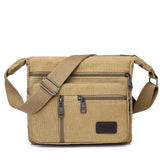 WIAOFELLAS  -  Men Canvas Shoulder Bags Casual Tote Travel Men's Crossbody Bag Luxury Messenger Bags Fashion High Quality Handbag
