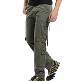WIAOFELLAS  -  Men Cargo Pants Men Multi-Pocket Overall Male Combat Cotton Trousers Army Casual Joggers Pants Size 42 Drop Shipping
