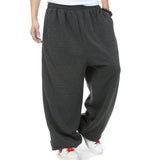 WIAOFELLAS  -  Fashion Casual Pants Mens Joggers Baggy Hip Hop Jogger Pants Open Air Sweatpants Men Trousers Pantalon Homme Winter Fleece Pants