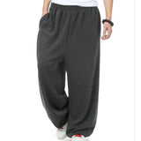 WIAOFELLAS  -  Fashion Casual Pants Mens Joggers Baggy Hip Hop Jogger Pants Open Air Sweatpants Men Trousers Pantalon Homme Winter Fleece Pants