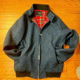 WIAOFELLAS  -  Fall/winter jacket men's Ivy Style American retro all-wool tweed stand-up collar short