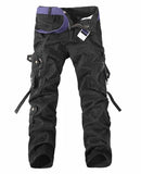 WIAOFELLAS  -  Men Cargo Pants Men Multi-Pocket Overall Male Combat Cotton Trousers Army Casual Joggers Pants Size 42 Drop Shipping