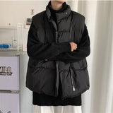 WIAOFELLAS  -  Men Jacket Vest Autumn Winter Fashion Warm Thick Cotton Coats Leisure Streetwear Loose Outerwear Male Sleeveless Vest