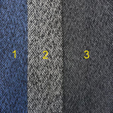 Wiaofellas  -  (Jacket+Pants) Tailor-Made Dark Grey Herringbone Male Work Set 2 Piece Grooms Party Outfit For Man Jscket Coat Custom Made