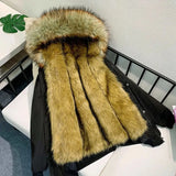 Wiaofellas  -  Winter Parker Fur Coat Men Fashion Hooded Short Inner Liner Fur Detachable Fausse Fourrure Jackets Male Casaco Masculino