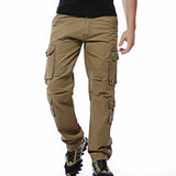 WIAOFELLAS  -  New men cargo pants mens Loose army tactical pants Multi-pocket trousers pantalon homme Big Size 46 Male Military Overalls