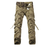 WIAOFELLAS  -  Men Cargo Pants Men Multi-Pocket Overall Male Combat Cotton Trousers Army Casual Joggers Pants Size 42 Drop Shipping