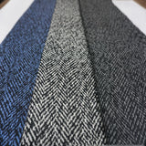 Wiaofellas  -  (Jacket+Pants) Tailor-Made Dark Grey Herringbone Male Work Set 2 Piece Grooms Party Outfit For Man Jscket Coat Custom Made
