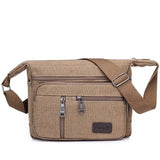 WIAOFELLAS  -  Men Canvas Shoulder Bags Casual Tote Travel Men's Crossbody Bag Luxury Messenger Bags Fashion High Quality Handbag