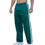 WIAOFELLAS  -  Mens Sports Pants Gym Jogging Striped Trousers Autumn Fitness Simple Daily All-Match Comfort Male Casual Pants Men'S Clothing