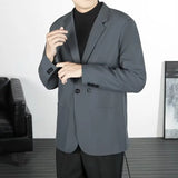 WIAOFELLAS  -  Spring Autumn Jackets Man New in Suits and Blazers for Men Sack Man Dress Elegant Men's Jackets Luxury Men's Clothing Suit Top