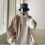 WIAOFELLAS  -  New Windproof Waterproof Hooded Jacket Men's Spring Autumn Loose Jacket