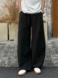 WIAOFELLAS  -  Lightweight Ice Silk Linen Trousers Straight Leg Wide Leg Casual Loose Fit Summer Pants for Men And Women Breathable Comfortable