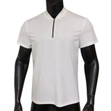 WIAOFELLAS  -  New Mens Polo Shirts Short Sleeve Zipper Stand Collar Men Clothing Summer Casual Slim Polo Shirt Tops Printing T Shirt