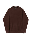 WIAOFELLAS  -  Autumn and Winter High-Quality Knitwear Sweater Men Pullover Round Neck Long-Sleeved Knitted Cashmere O-Neck Large Loose C54