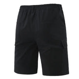 WIAOFELLAS  -  Summer New Men's Shorts Loose Multi-Pocket Overalls Comfortable Solid Pants Outdoor Casual Sports Beach Retro workwear Shorts
