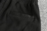 WIAOFELLAS  -  Autumn Winter New American Retro Thick Knitted Sweatpants Men's Simple Elastic Waist Drawstring Sport Casual Ankle-tied Pants