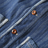 WIAOFELLAS  -  Men Japanese Streetwear Retro Fashion Loose Casual Stripe Denim Vest Sleeveless Jacket Unisex Jeans Waistcoat Cowboy Vest