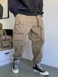WIAOFELLAS  -  New Style Men's Cargo Pants Autumn Sports Leisure Streetwear Loose Running Training Trousers Fashion Casual Sweatpants C33